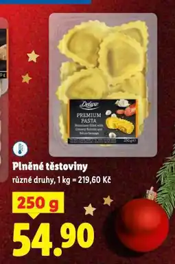 Lidl Plněné těstoviny nabídka