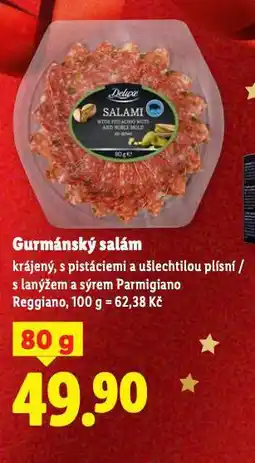 Lidl Gurmánský salám nabídka
