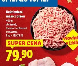 Lidl Krůtí mleté maso z prsou nabídka