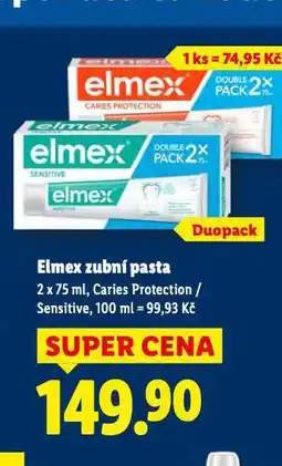 Lidl Elmex zubní pasta nabídka