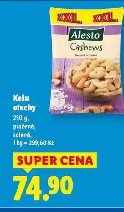 Lidl Kešu ořechy nabídka