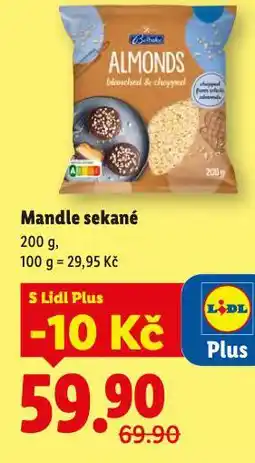 Lidl Mandle sekané nabídka