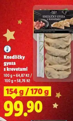 Lidl Knedlíčky gyoza s krevetami nabídka