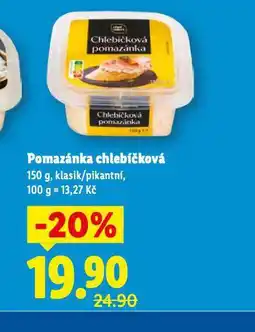 Lidl Pomazánka chlebíčková nabídka