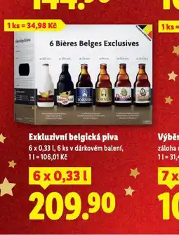 Lidl Exkluzivní belgická piva nabídka