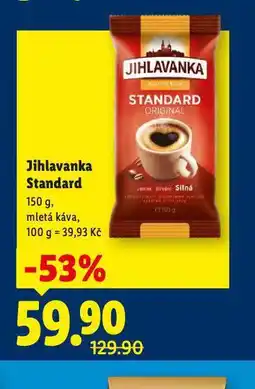 Lidl Jihlavnaka standard mletá káva nabídka