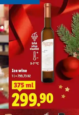 Lidl Ice wine nabídka