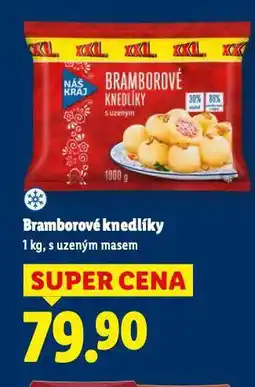 Lidl Bramborové knedlíky s uzeným masem nabídka