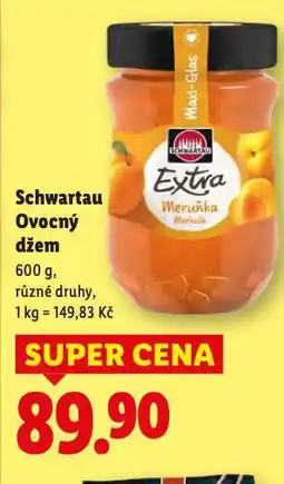Lidl Schwartau ovocný džem nabídka