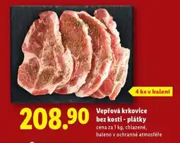 Lidl Vepřová krkovice bez kosti - plátky nabídka
