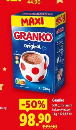 Lidl Granko nabídka