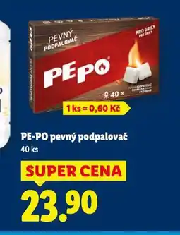 Lidl Pe-po pevný podpalovač nabídka