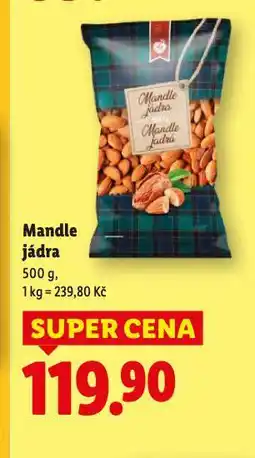 Lidl Mandle jádra nabídka