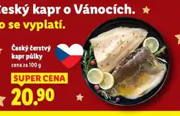 Lidl Česk čerstvý kapr půlky nabídka
