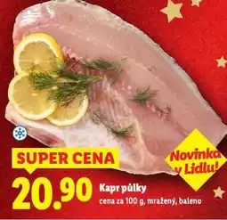 Lidl Kapr půlky nabídka