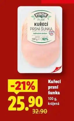 Lidl Kuřecí prsní šunka nabídka