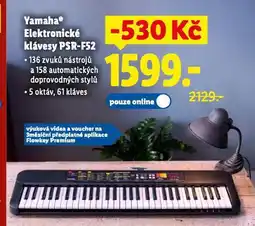 Lidl Yamaha elektrické klávesy nabídka