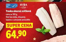 Lidl Treska obecná svíčková nabídka
