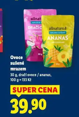 Lidl Ovoce sušené mrazem nabídka