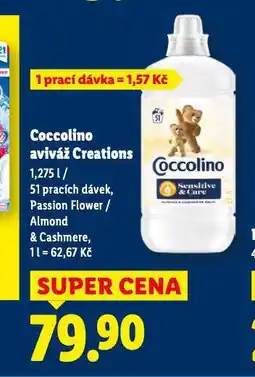 Lidl Coccolino aviváž creations nabídka