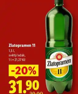Lidl Pivo zlatopramen nabídka