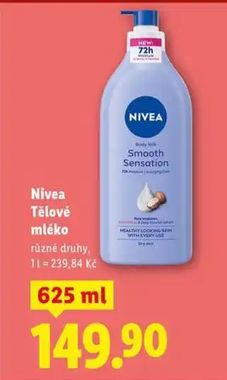 Lidl Nivea tělové mléko nabídka