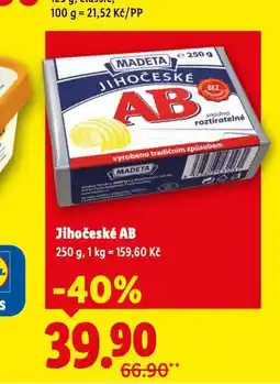 Lidl Jihočeské ab nabídka