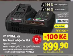 Lidl 20v smart nabíječka 12a nabídka