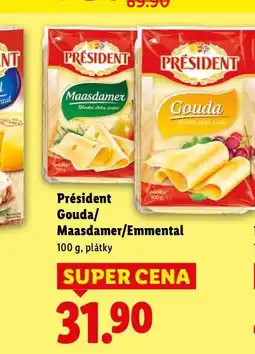 Lidl Président gouda nabídka