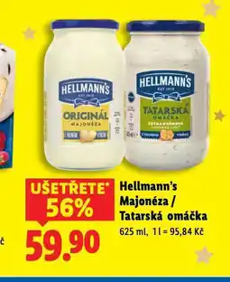 Lidl Hellmann's tatarská omáčka nabídka