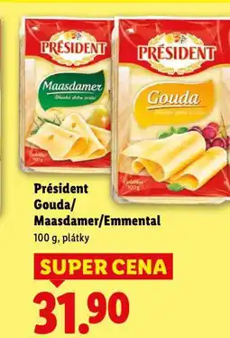 Lidl Président maasdamer nabídka