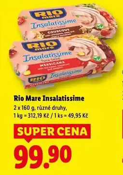 Lidl Rio mare insalatissime nabídka