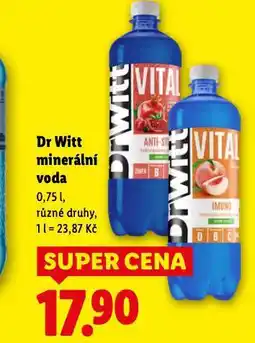 Lidl Dr. witt minerální voda nabídka