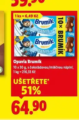 Lidl Opavia brumík nabídka
