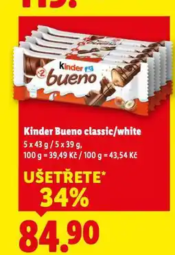 Lidl Kinder bueno nabídka