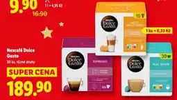Lidl Kávové kapsle dolce gusto nabídka