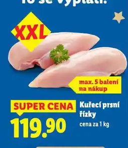 Lidl Kuřecí prsní řízky nabídka