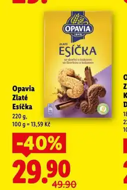 Lidl Opavia zlaté esíčka nabídka