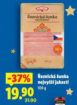 Lidl Řeznická šunka nejvyšší jakosti nabídka