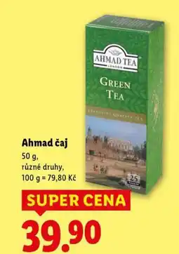 Lidl Ahmad čaj nabídka