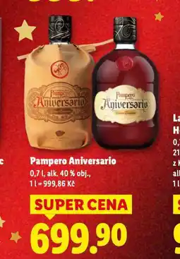 Lidl Pampero aniversario nabídka