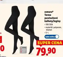 Lidl Termo legíny nabídka
