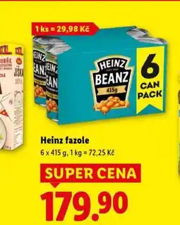 Lidl Heinz fazole nabídka