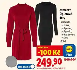 Lidl Úpletové šaty nabídka