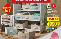 Lidl Livarno regál do dětského pokoje nabídka