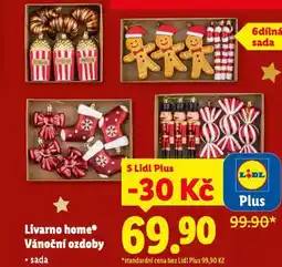 Lidl Vánoční ozdoby nabídka