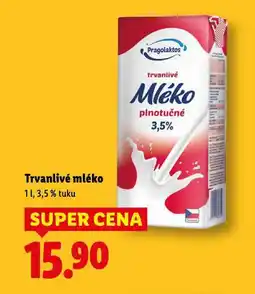 Lidl Trvanlivé mléko nabídka