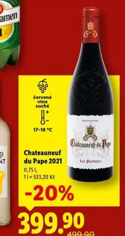 Lidl Chateauneuf du pape nabídka