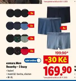 Lidl Boxerky nabídka