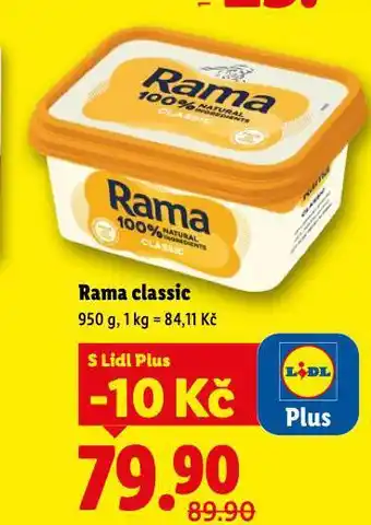 Lidl Rama classic nabídka
